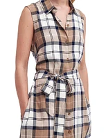 Caroline Check Midi Shirtdress