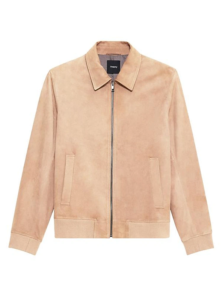 Wyatt Suede Bomber Jacket