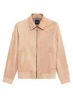 Wyatt Suede Bomber Jacket