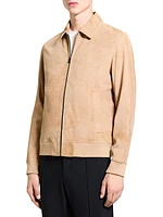 Wyatt Suede Bomber Jacket