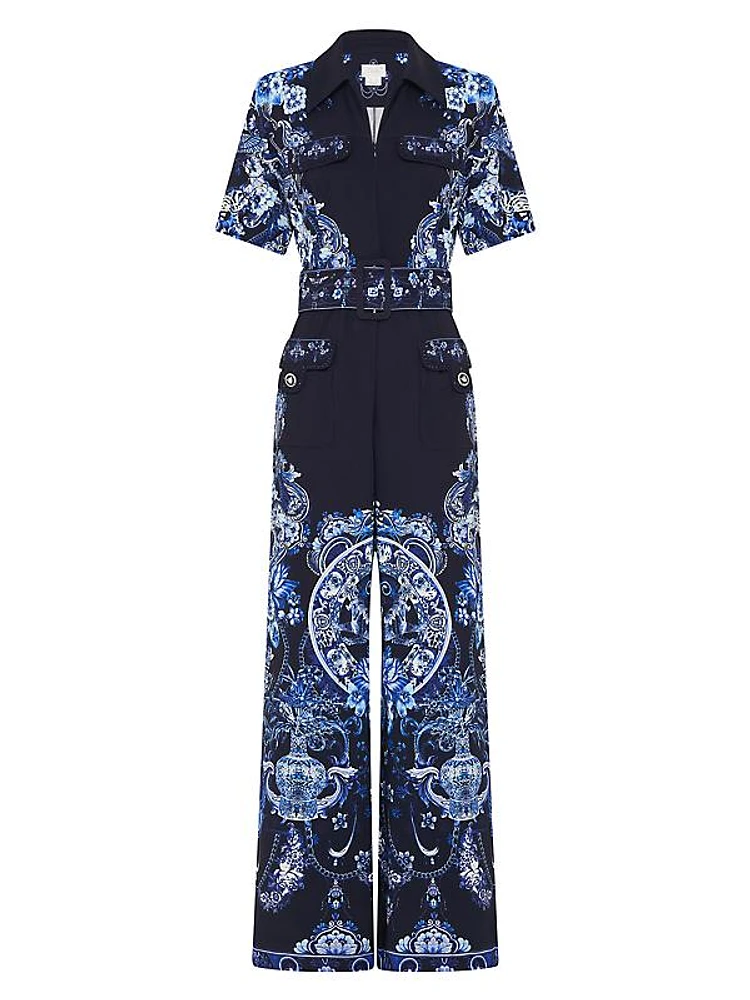 Baroque Utility Jumpsuit