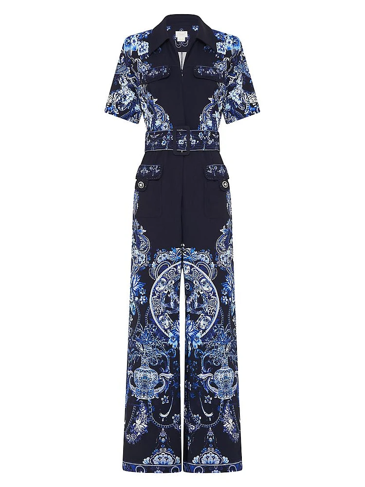 Baroque Utility Jumpsuit