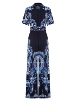 Baroque Utility Jumpsuit