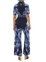 Baroque Utility Jumpsuit