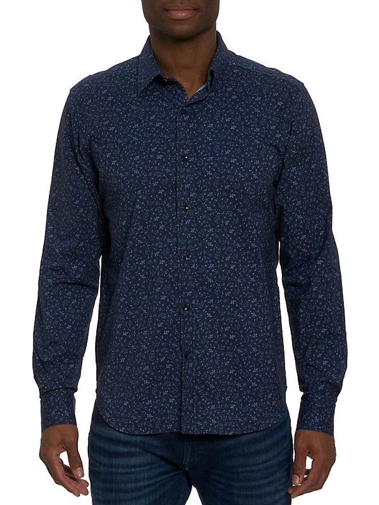 Schneider Floral Button-Front Shirt