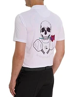 Pickleball Skull Polo Shirt