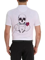 Pickleball Skull Polo Shirt