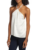 Elody Beaded Halter Cami