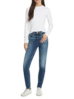 High-Rise Skinny Jeans