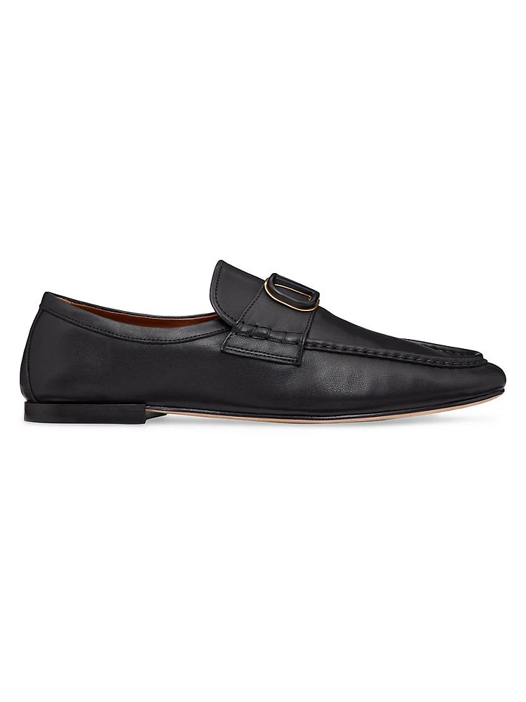 VLogo Signature Calfskin Nappa Loafers