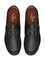 VLogo Signature Calfskin Nappa Loafers