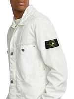 Cotton-Blend Zip Jacket