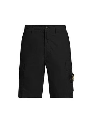 Cotton-Blend Bermuda Shorts