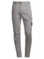 Cotton Skinny Cargo Trousers