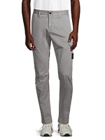 Cotton Skinny Cargo Trousers