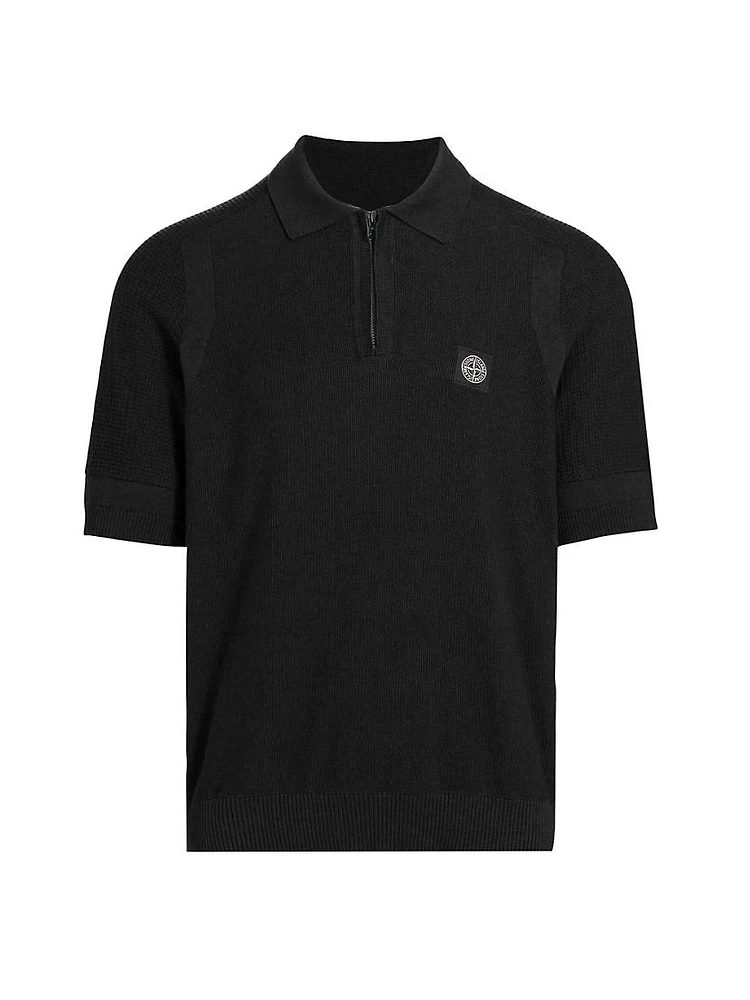 Maglia Quarter-Zip Polo