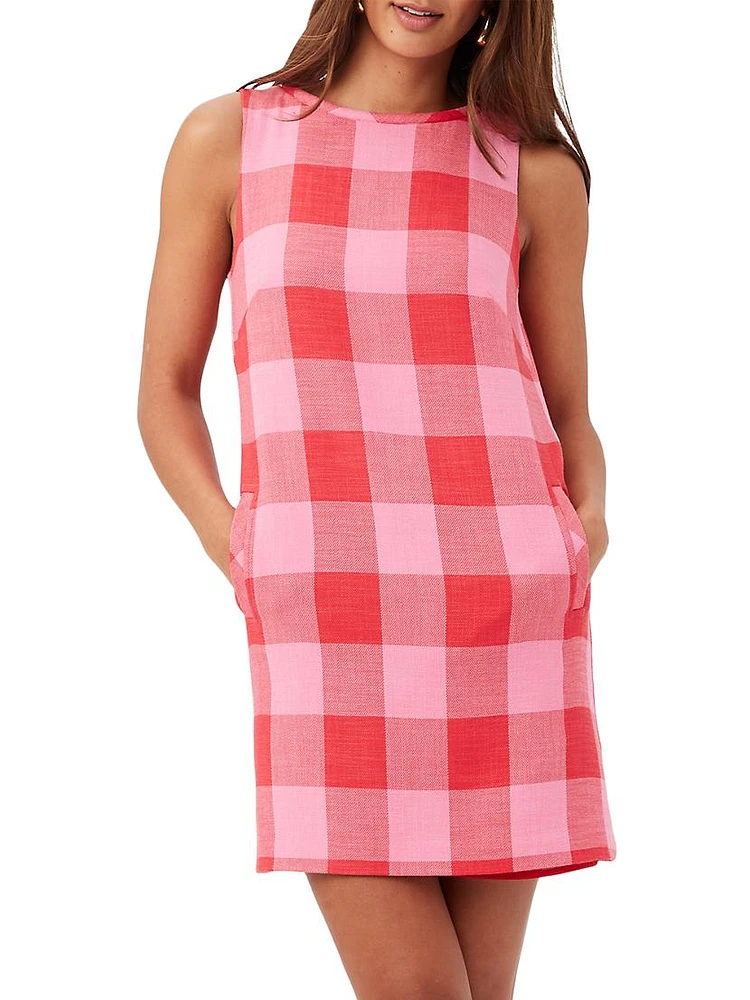 Belle Check Shift Dress