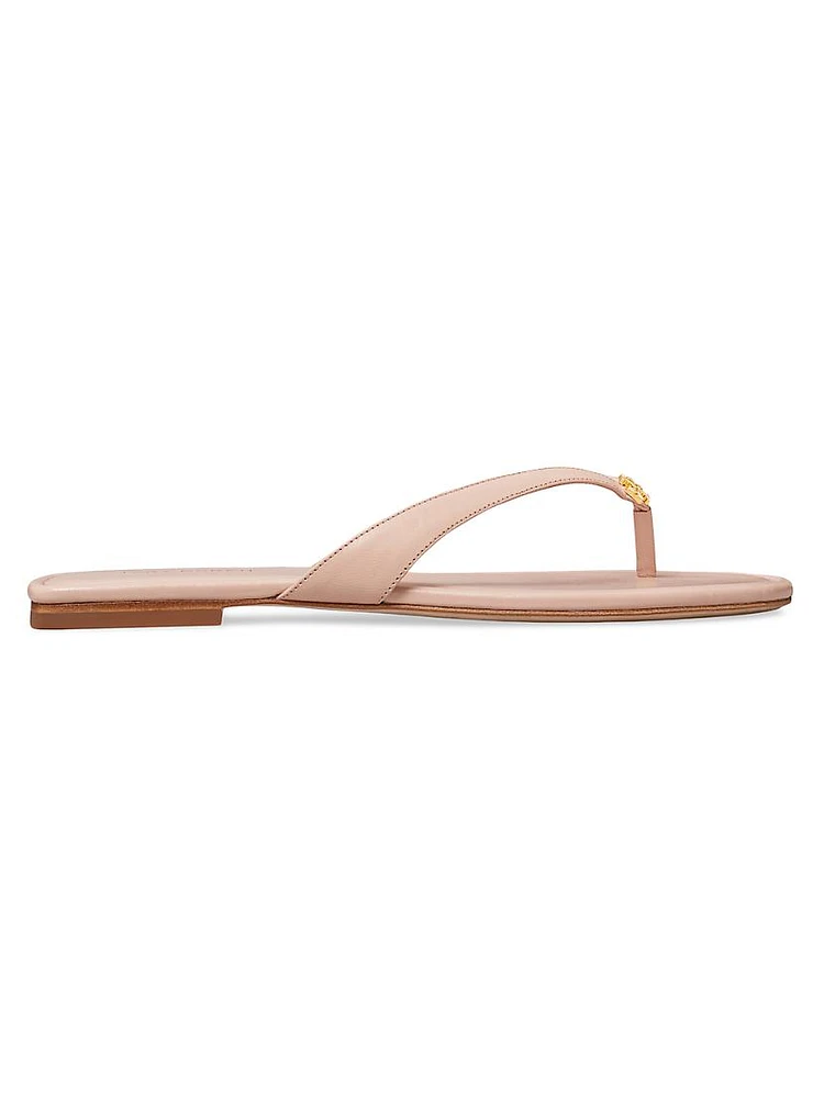 Classic Caprine Leather Flip Flops