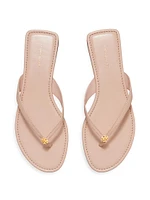 Classic Caprine Leather Flip Flops