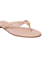 Classic Caprine Leather Flip Flops