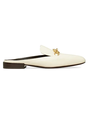 Jessa Leather Backless Loafers