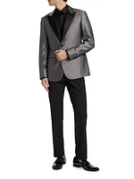 Wool-Blend One-Button Dinner Jacket