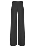 Anouk - Stretch Jersey Wide Leg A-Line Pants