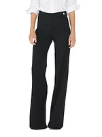 Anouk - Stretch Jersey Wide Leg A-Line Pants