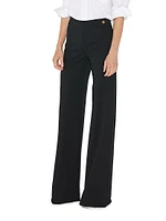 Anouk - Stretch Jersey Wide Leg A-Line Pants