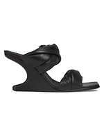 Cantilever 110MM Twisted Leather Sandals