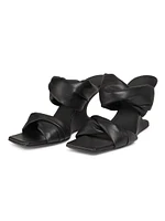 Cantilever 110MM Twisted Leather Sandals