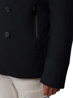 Tech Double-Breasted Peacoat