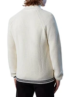 Wool-Blend Half-Zip Sweater