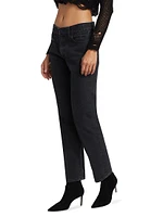 Romeo Cuffed Low-Rise Jeans