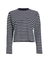 Stripe Jersey Cotton T-Shirt