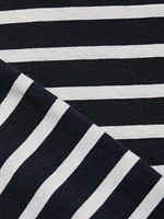 Stripe Jersey Cotton T-Shirt