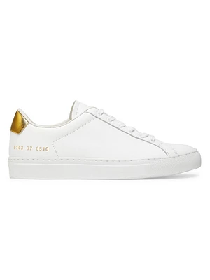 Retro Classic Leather Low-Top Sneakers