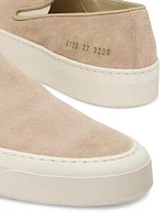 Suede Slip-On Sneakers