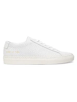 Achilles Basket-Weave Low-Top Sneakers