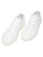 Achilles Basket-Weave Low-Top Sneakers