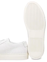 Achilles Basket-Weave Low-Top Sneakers