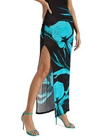 Sea Breeze Floral Body-Con Dress