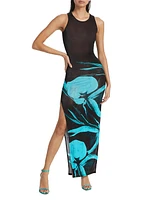 Sea Breeze Floral Body-Con Dress