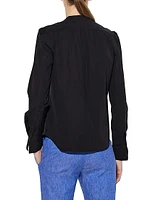 Olympia Long Sleeve Poplin Top