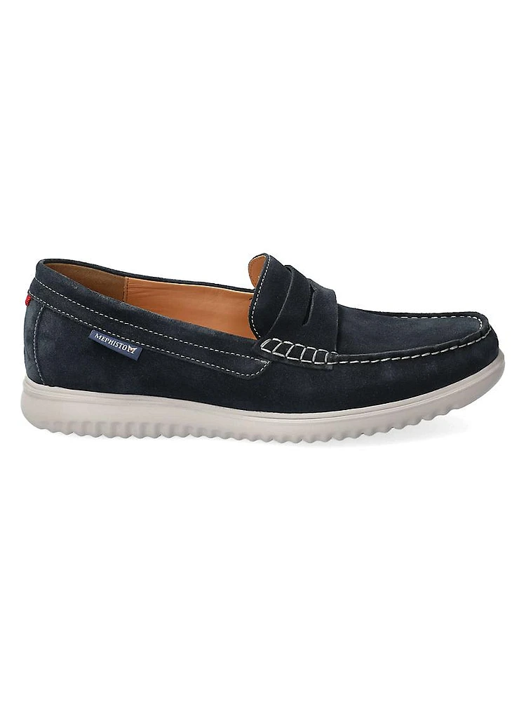 Titouan Suede Moccasin Loafers