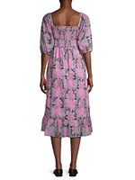 Petal Patch Peasant Dress