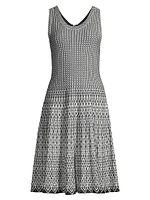 Heritage Twirl Jacquard Mini-Dress