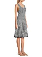 Heritage Twirl Jacquard Mini-Dress