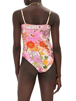 Floral One-Piece Swimsuit