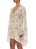 Printed Silk Caftan